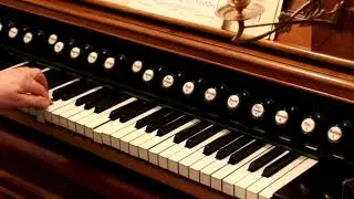 Trumpet Minuet (Jeremiah Clarke) on Mannborg Harmonium