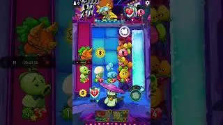 Gorro de noche vs el jefe bugalú eléctrico en pvz héroes (Glitch67_GAMER)