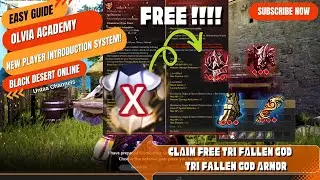 CLAIM FREE TRI FALLEN GOD - Black Dessert Online