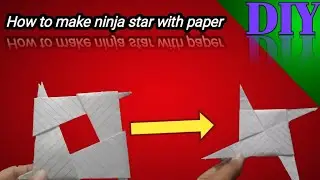 Amazing ninja star with paper | crafted ninja star with paper | #ninjastar #viral