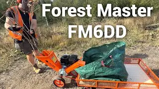 Forest Master FM6DD: The 6HP Compact Wood Chipper That Masters Your Garden Waste
