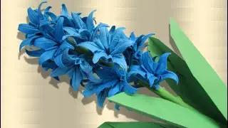Origami : 💐🌱 Jacinthe, Hyacinthus 🌸🌺