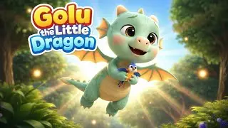Golu the Little Dragon 🐲 | Kids Nursery Rhyme & Moral Story Song | Animated Kids Song