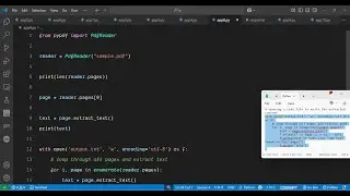Python 3 pypdf Script to Extract Text From PDF Document and Save it as TXT File