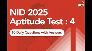 Daily Aptitude Set 4 | NID 2025 Prep | Logical Reasoning & Visual Skills