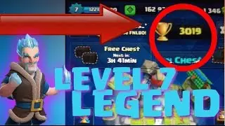 How to get to LEGENDARY ARENA as a level 7 l Clash Royale l