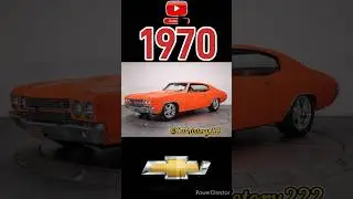 Evolution of Chevrolet Chevelle (1965-2025) #chevroletchevelle