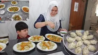 عزیزا مو چه یک منتو خوش مزه درست کردیم طرزتهیه ما نظر تان برام مهمه بیگو چطور درست کدم☺️😉