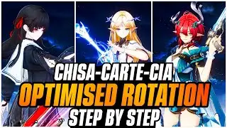 Chisa-Carthethya-ciaconna Optomised Rotation Guide || Low swaps high damage step by step guide
