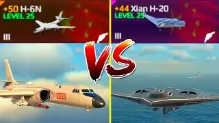 CHINESE BOMBERS - H6 Bomber VS Xian H20 - Modern Warships
