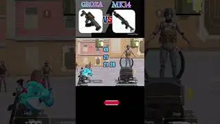 Groza vs Mk14 Damage test😱@JONATHANGAMINGYT @officialscoutop @CarryMinati #bgmi #damage #gaming #shorts