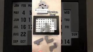 Solving the calendar puzzle for New Year&rsquo;s Eve. ￼