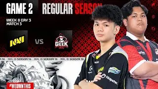 Mobile Legends Bang Bang | MPL ID Season 16 | Navi vs Geek Fam | Game 2