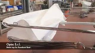 Automatic Bimini top for Runabout Boat