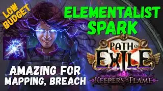 [POE 3.27] Элементалист Spark Build, идеально подходит для карт и бричей