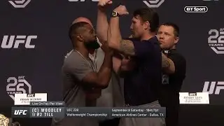 Epic first encounter! Woodley vs Till press conference hightlights