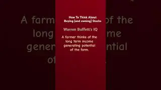 How Warren Buffett thinks about Stocks @Dividendflywheel #warrenbuffett #investing
