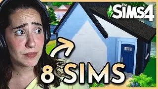 Puedo Construir una Minicasa Funcional para 8 Sims en Los Sims 4? 😱