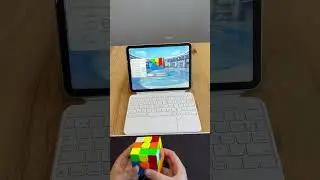 12 second single on Gan356 i3 #rap #hiphop #rapper #cubber #puzzle #cubing #shorts #rubikscube