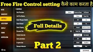 Free Fre Control Setting Kaise kre | Free Fire Control Setting 2021 | Ob28 Control Update Setting