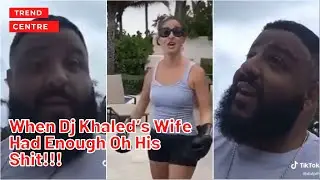 Dj Khaled&rsquo;s Wife Snaps At Him HARD For Talking Too Much!😂