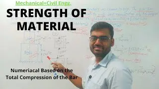 Strength of Material Numerical ||Mech+Civil Engg.|| By Er. Vikas Sir