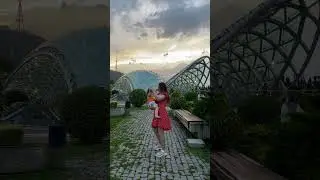 ❤️Bridge of peace✌🏻 Tbilisi 🇬🇪Georgia 🌉