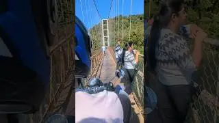 Hanging bridge 🌉 #gersoppa #kumta #karnataka #honnavar #udupi #shimogga