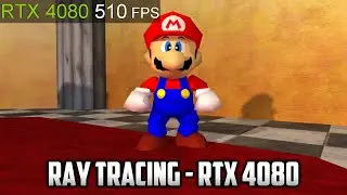 ⭐ Super Mario 64 PC Port - RTX 4080 Ray Tracing performance