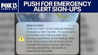Florida emergency managers push sign-ups for alert system