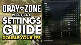 Gray Zone Warfare: DOUBLE Your FPS with These Hidden Settings (Ultimate Guide)