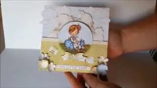 Jumping Lamb Card Featuring 