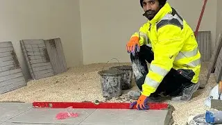 Israel me tiles lagane ka tarika kya h #Israel #construction #indianworker #tiles 