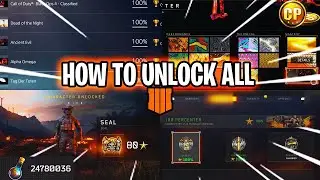 HOW TO GET MAX RANK AND UNLOCK ALL IN BO4 IN 2024