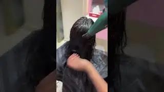 Hena coating Hair experiment wine 🍷 red colour💈#balayageeducator #haircolor #youtubevideo #trending