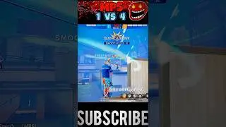 freefire 1 vs 4 👁️Bal Bal Batcha Gays🤯 |  #shortsfeed #shortvideo #viral #freefire #trending #troll