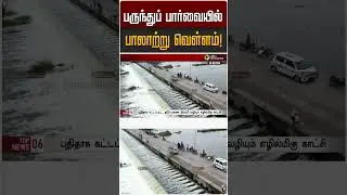பருந்துப் பார்வையில் பாலாற்று வெள்ளம்! | Palar River