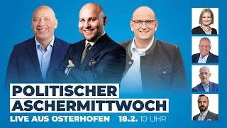 Politischer ASCHERMITTWOCH 2026 - Live aus Osterhofen in Niederbayern