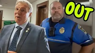 IT'S ILLEGAL TO FILM IN CITY HALL!
