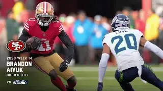 Brandon Aiyuk's Best Plays from 126-Yard Game vs. Seahawks | 49ers