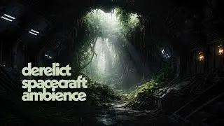 Overgrown Spacecraft Ambience | Calm Sci-Fi Environment