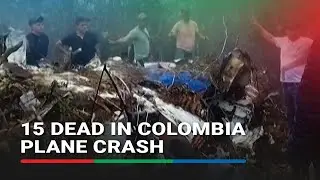 Rescuers search wreckage at site of Colombia plane crash | ABS-CBN News