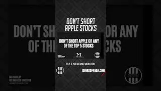 DON'T SHORT APPLE STOCK - Market Mondays w/ Ian Dunlap