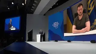 Zelenskyy calls for 'maximum' sanctions against Russia at Davos