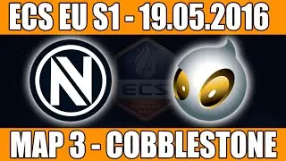 EnVyUs vs Dignitas | Map 3 (Cobblestone) ECS EU Season 1 2016 CS:GO Week 5 (19.05.2016)