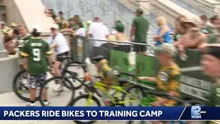Bike ride tradition kicks off Packers training camp