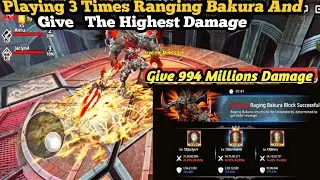Darkness rises raging bakura Gameplay | give 994 millions damage |