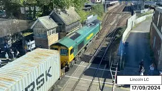 Lincoln High Street Level Crossing (17/09/2024)