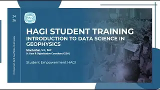 HAGI Student Training: Introduction to Data Science in Geophysics