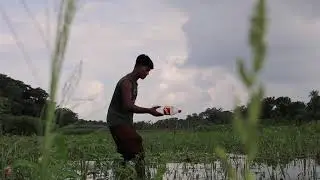 fishing video 2023✅| Smart Boy hunting fish by fish hook From beautiful nature ~ Рыбалка Видео